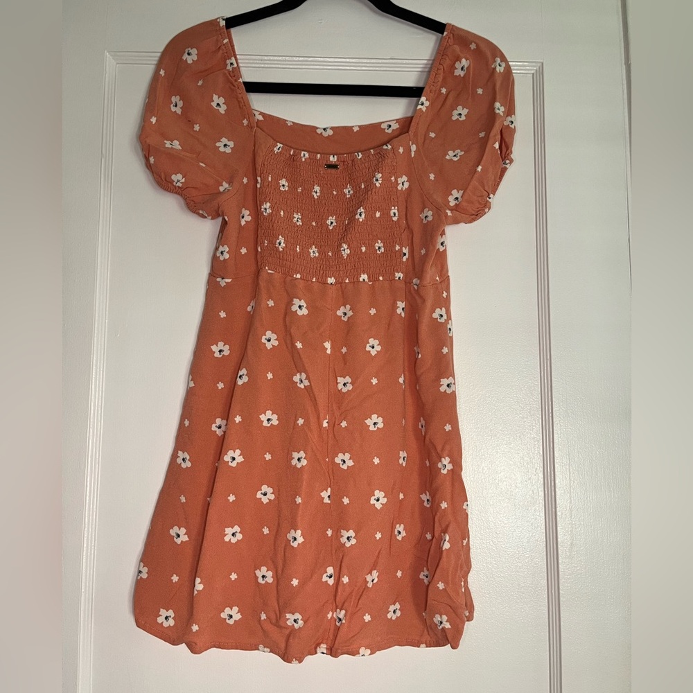 O'Neill Floral Knit Dress Womens Small Coral Sleeveless Sundress - Picture 3 of 6
